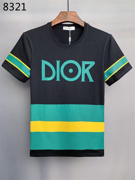 dior yellow t shirt mens|dior t-shirts for men.